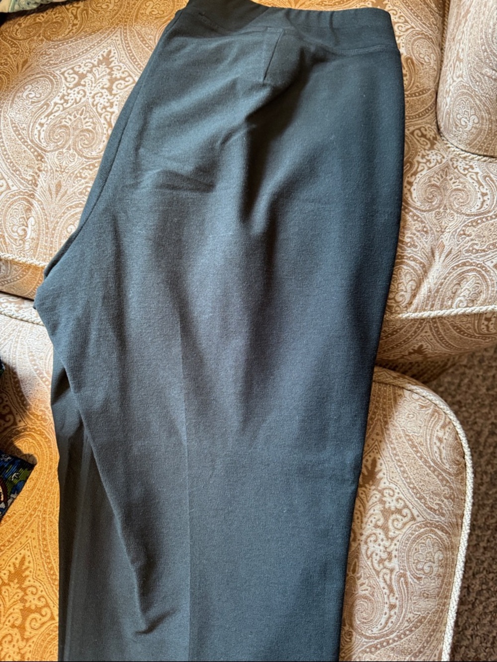 Eileen Fischer stretch hunter green dress pant